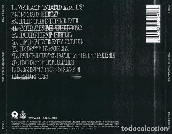 CDs de m&uacute;sica: TOM JONES - PRAISE & BLAME - CD - Foto 2