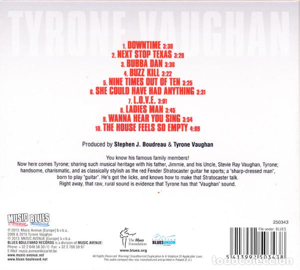 CDs de m&uacute;sica: TYRONE VAUGHAN - DOWNTIME - CD - Foto 2