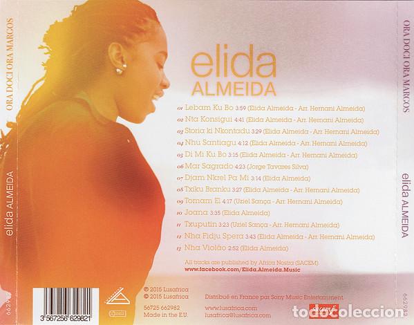 CDs de m&uacute;sica: ELIDA ALMEIDA - ORA DOCI ORA MARGOS - CD - Foto 2