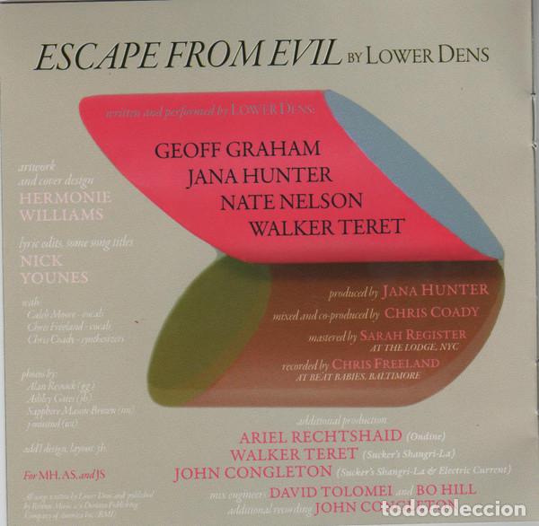 CDs de m&uacute;sica: LOWER DENS - ESCAPE FROM EVIL - CD - Foto 5