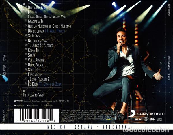 CDs de m&uacute;sica: CARLOS RIVERA - YO VIVO - CD - Foto 2