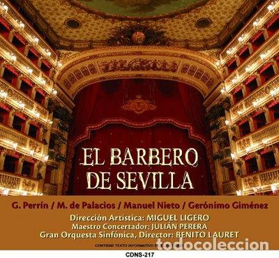 CDs de m&uacute;sica: El barbero de Sevilla- 8429965002171
