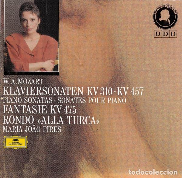 CDs de m&uacute;sica: WOLFGANG AMADEUS MOZART, MARIA JO&Atilde;O PIRES - KLAVIERSONATEN KV 310 . KV 457 . FANTASIE KV 475 . RONDO