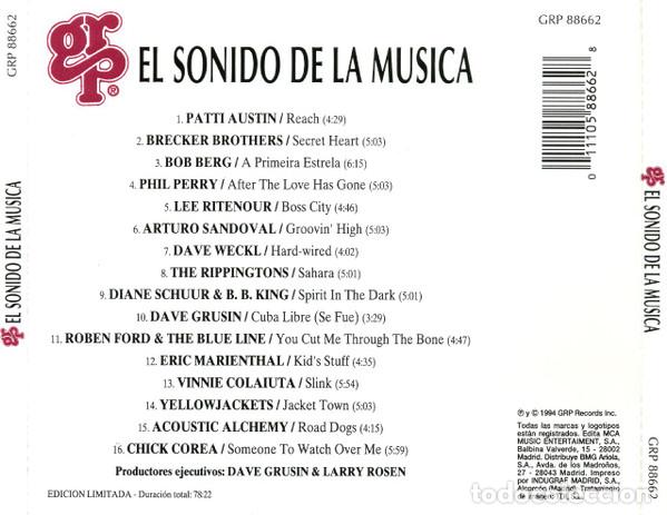 CDs de m&uacute;sica: VARIOS - EL SONIDO DE LA MUSICA - CD - Foto 3