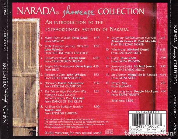 CDs de m&uacute;sica: VARIOS - NARADA SHOWCASE COLLECTION - CD - Foto 2