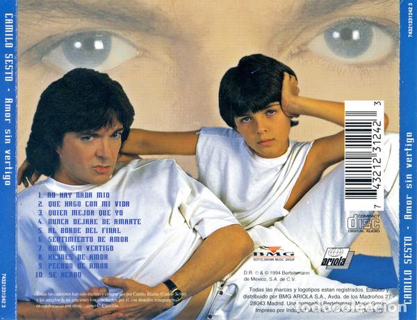 CDs de m&uacute;sica: CAMILO SESTO - AMOR SIN VERTIGO - CD - Foto 2