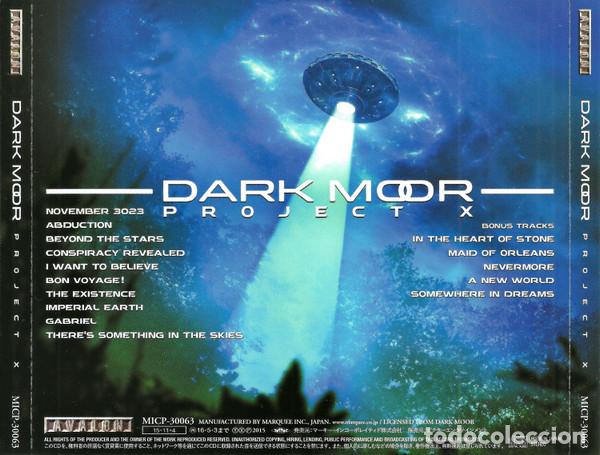 CDs de m&uacute;sica: DARK MOOR - PROJECT X - CD - Foto 2