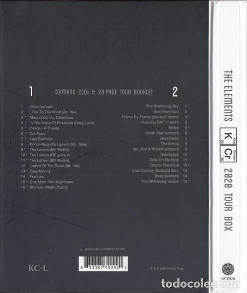 CDs de m&uacute;sica: KING CRIMSON - THE ELEMENTS (2020 TOUR BOX) - 2 CD - Foto 2