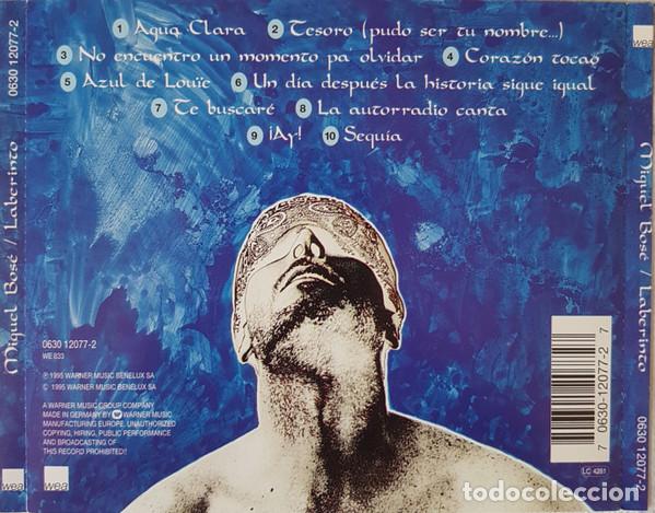 CDs de m&uacute;sica: MIGUEL BOS&Eacute; - LABERINTO - CD - Foto 2