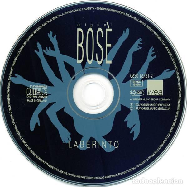 CDs de m&uacute;sica: MIGUEL BOS&Eacute; - LABERINTO - CD - Foto 3