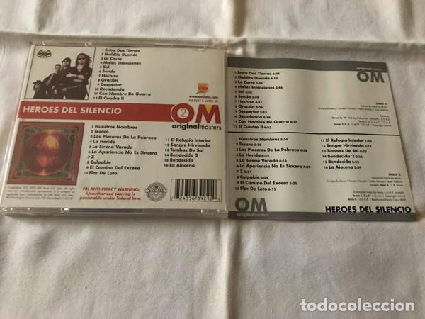 CDs de m&uacute;sica: H&Eacute;ROES DEL SILENCIO - ORIGINAL MASTERS - 2 CD - Foto 2