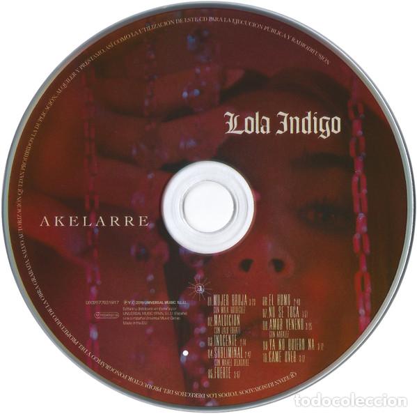 CDs de m&uacute;sica: LOLA INDIGO - AKELARRE - CD - Foto 3