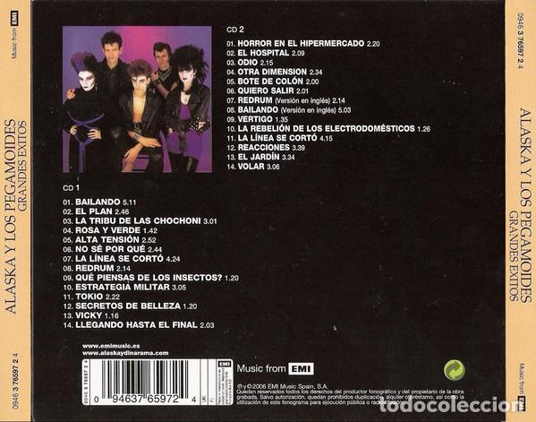 CDs de m&uacute;sica: ALASKA Y LOS PEGAMOIDES - GRANDES EXITOS - CD - Foto 2