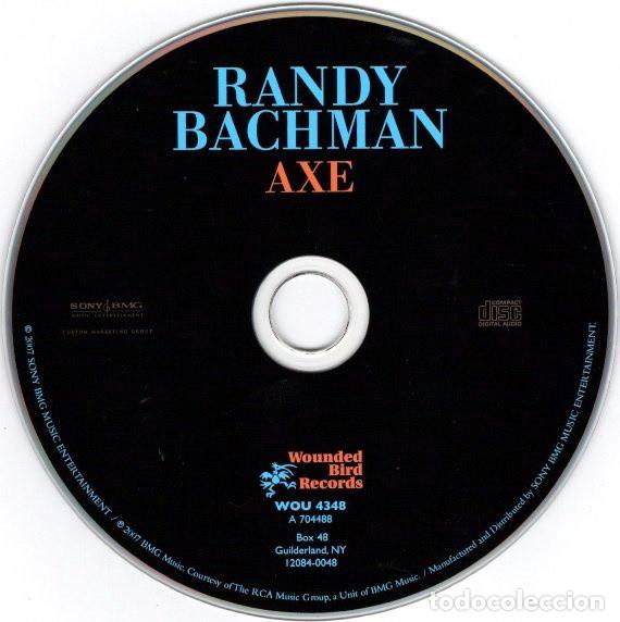 CDs de m&uacute;sica: RANDY BACHMAN - AXE - CD - Foto 3