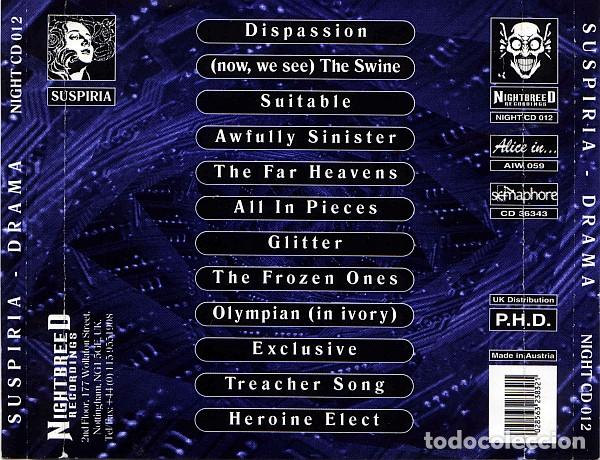 CDs de m&uacute;sica: SUSPIRIA - DRAMA - CD - Foto 2