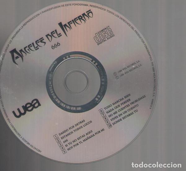 CDs de m&uacute;sica: ANGELES DEL INFIERNO - 666 - CD - Foto 3