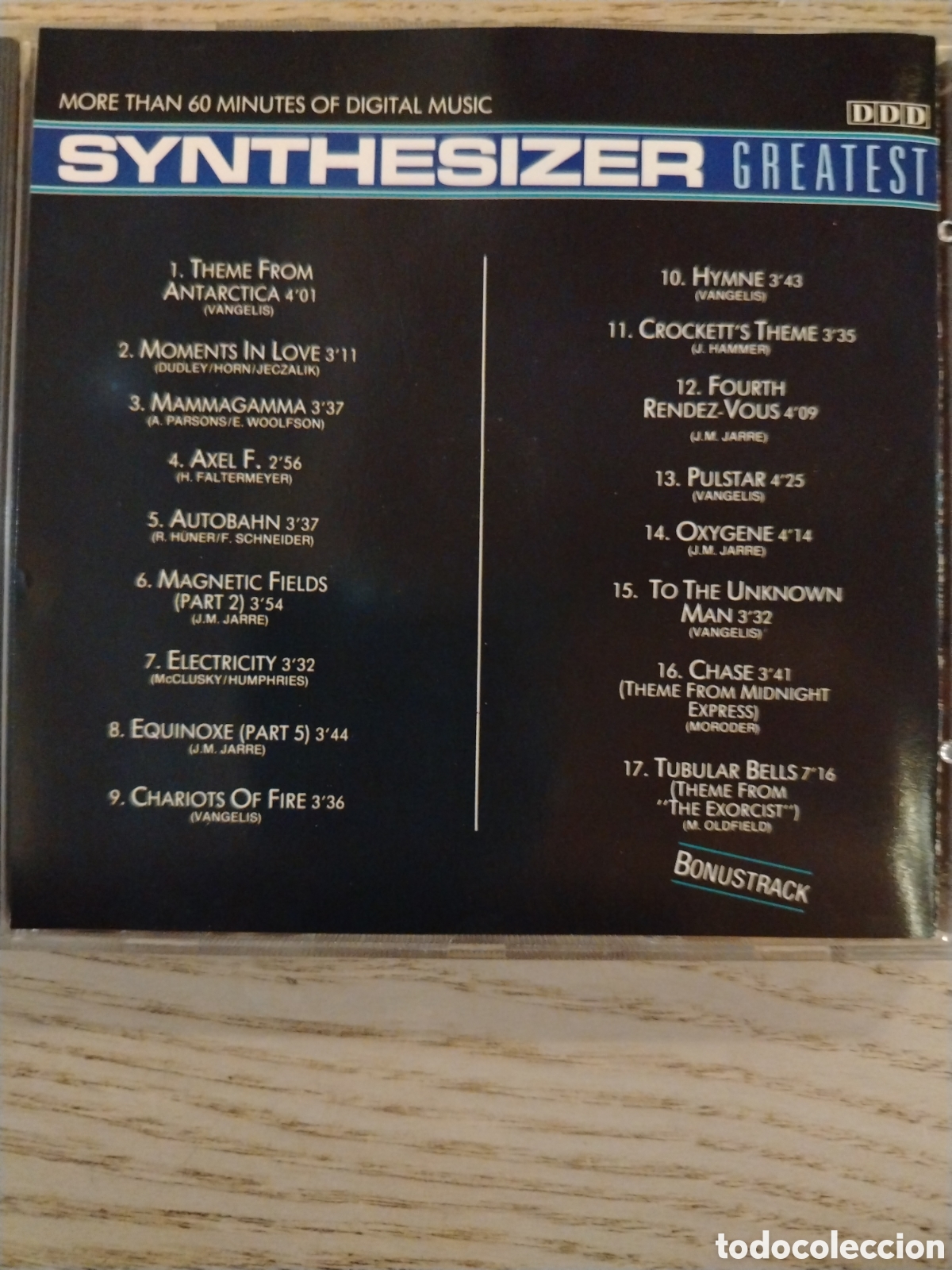 CDs de m&uacute;sica: SYNTHESIZER GREATEST VVAA CD - Foto 2