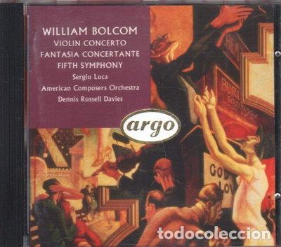 CDs de m&uacute;sica: William Bolcom: Violin Concerto / Fantasia Concertante / Fifth Symphony- 0028943307727