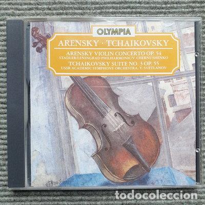 CDs de m&uacute;sica: Arensky: Violin Concerto Op. 54 / Tchaikovsky: Suite No. 3 Op. 55- 5015524001063