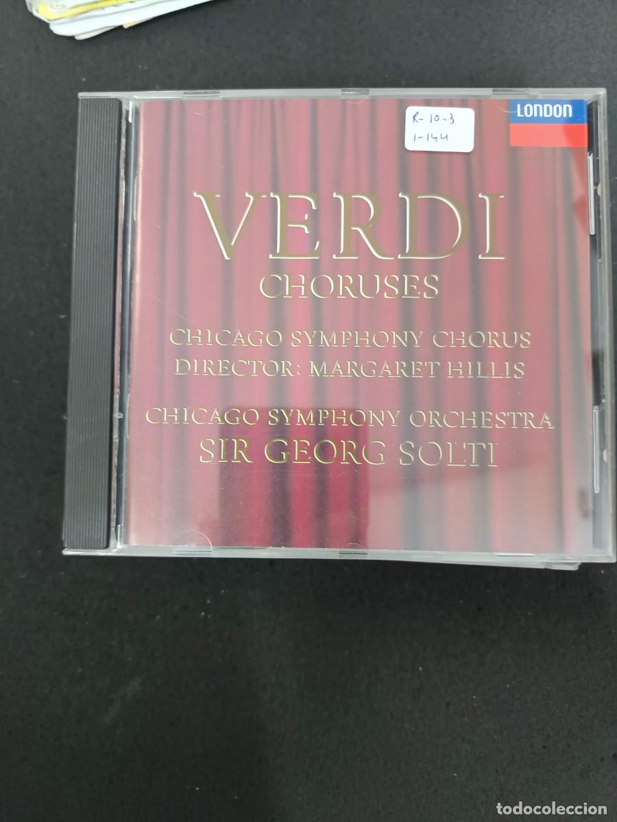 CDs de m&uacute;sica: VERDI: CHORUSES. DIR: SIR GEORG SOLTI. CHICAGO SYMPHONY ORCHESTRA