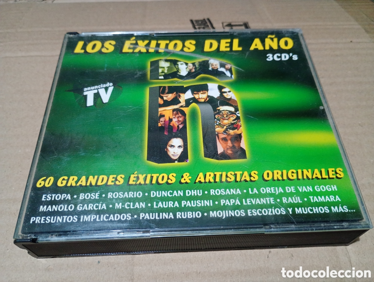 CDs de m&uacute;sica: Los &eacute;xitos del a&ntilde;o 2001 CD 3 discos