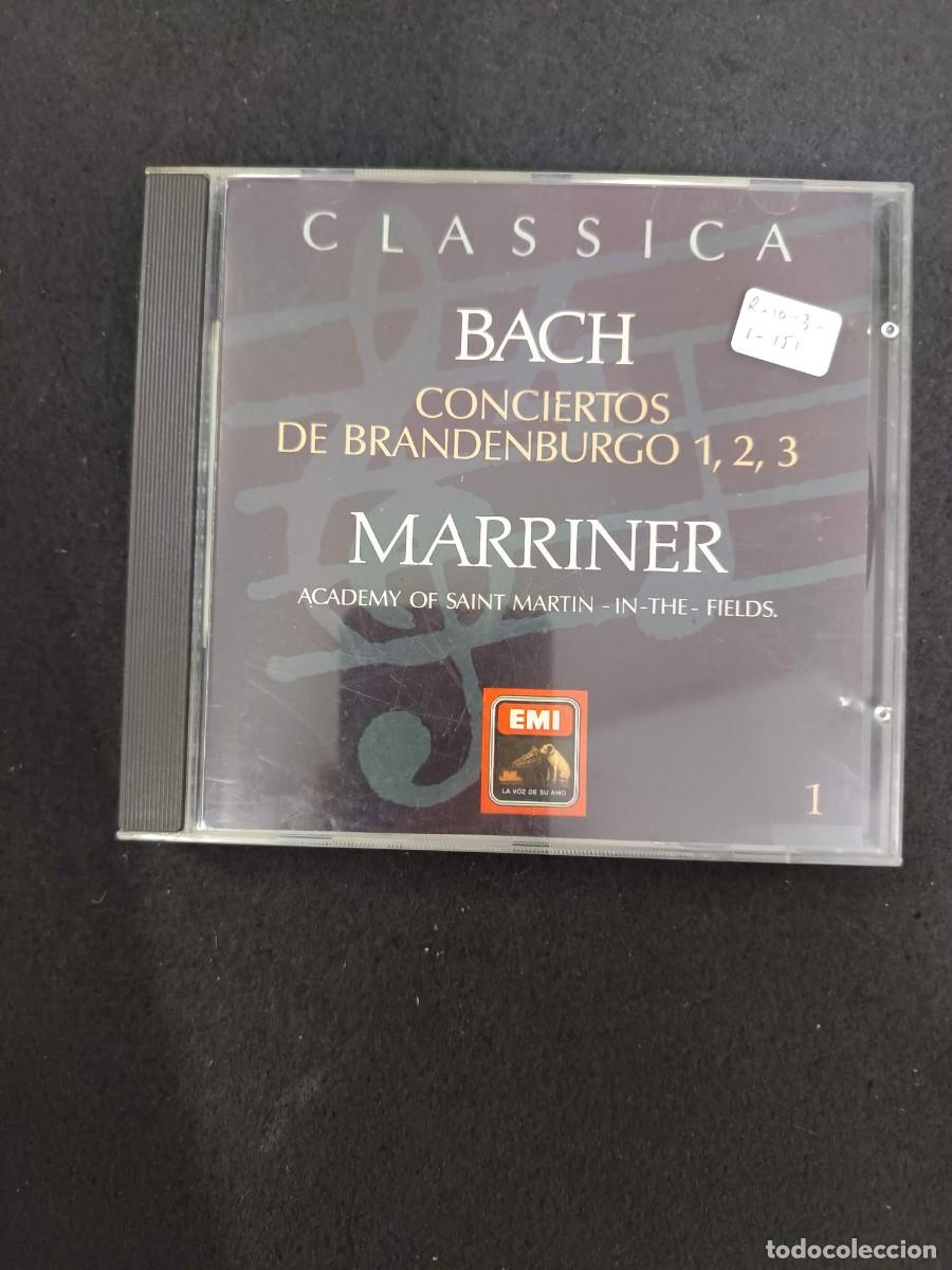 CDs de m&uacute;sica: BACH: CONCIERTOS DE BRANDENBURGO 1, 2, 3. DIR: MARRINER. ACADEMY OF SAINT MARTIN-IN-THE-FIELDS