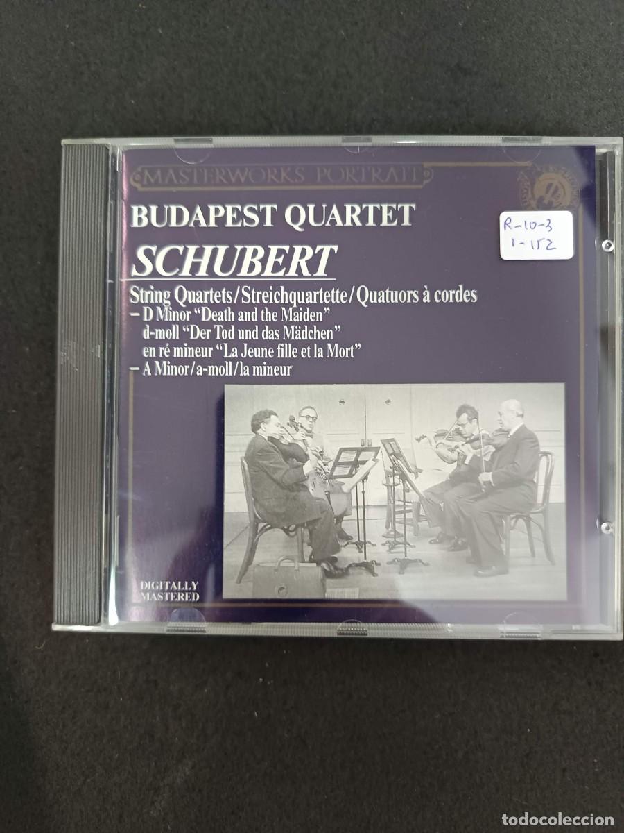 CDs de m&uacute;sica: SCHUBERT: STRING QUARTETS: DER TOD UNS DAS M&Auml;DCHEN / ROSAMUNDE. BUDAPEST QUARTET - Foto 1