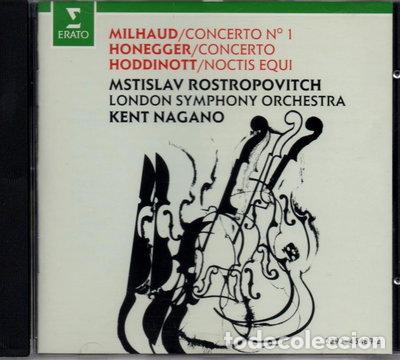 CDs de m&uacute;sica: Milhaud: Concerto No. 1 / Honegger: Concerto / Hoddinott: Noctis Equi- 0022924548925
