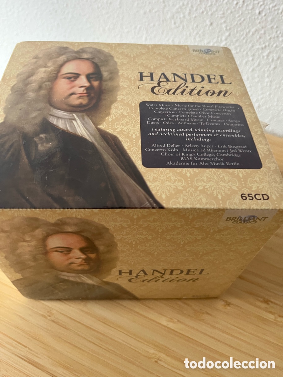 CDs de m&uacute;sica: HANDEL EDITION 65 CD OBRAS COMPLETAS