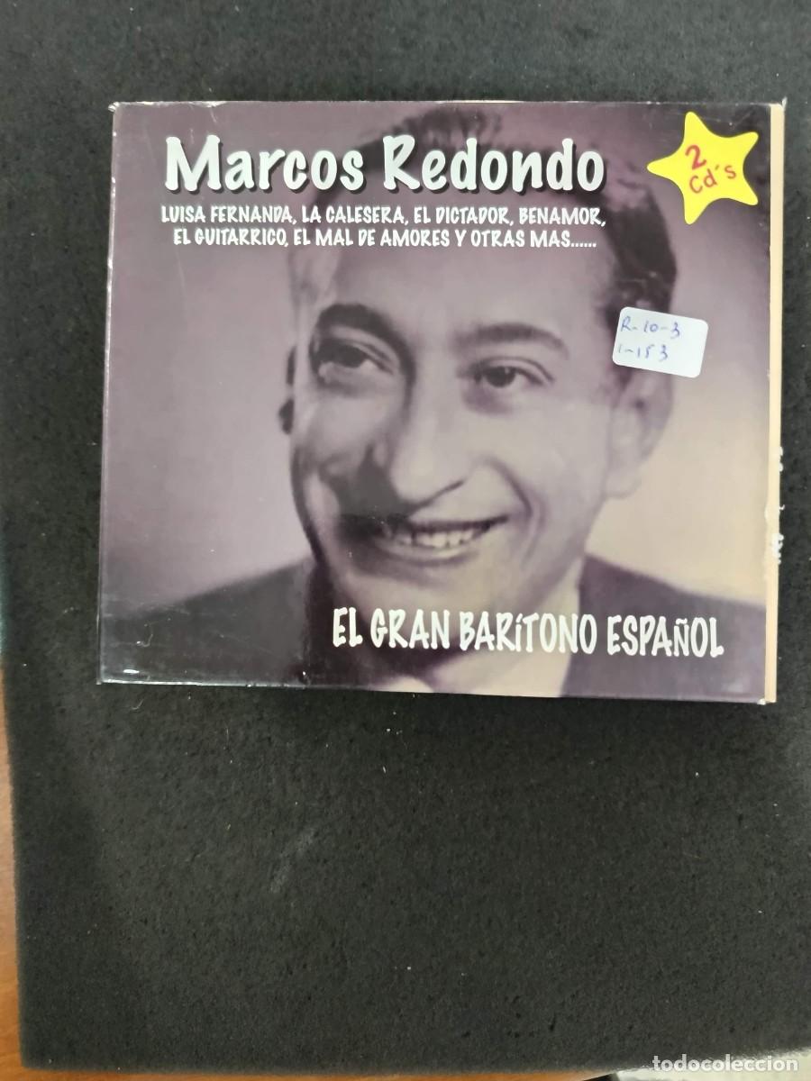 CDs de m&uacute;sica: 2 CD. MARCOS REDONDO. EL GRAN BAR&Iacute;TONO ESPA&Ntilde;OL: LUISA FERNANDA, LA CALESERA, EL DICTADOR, BENAMOR, E