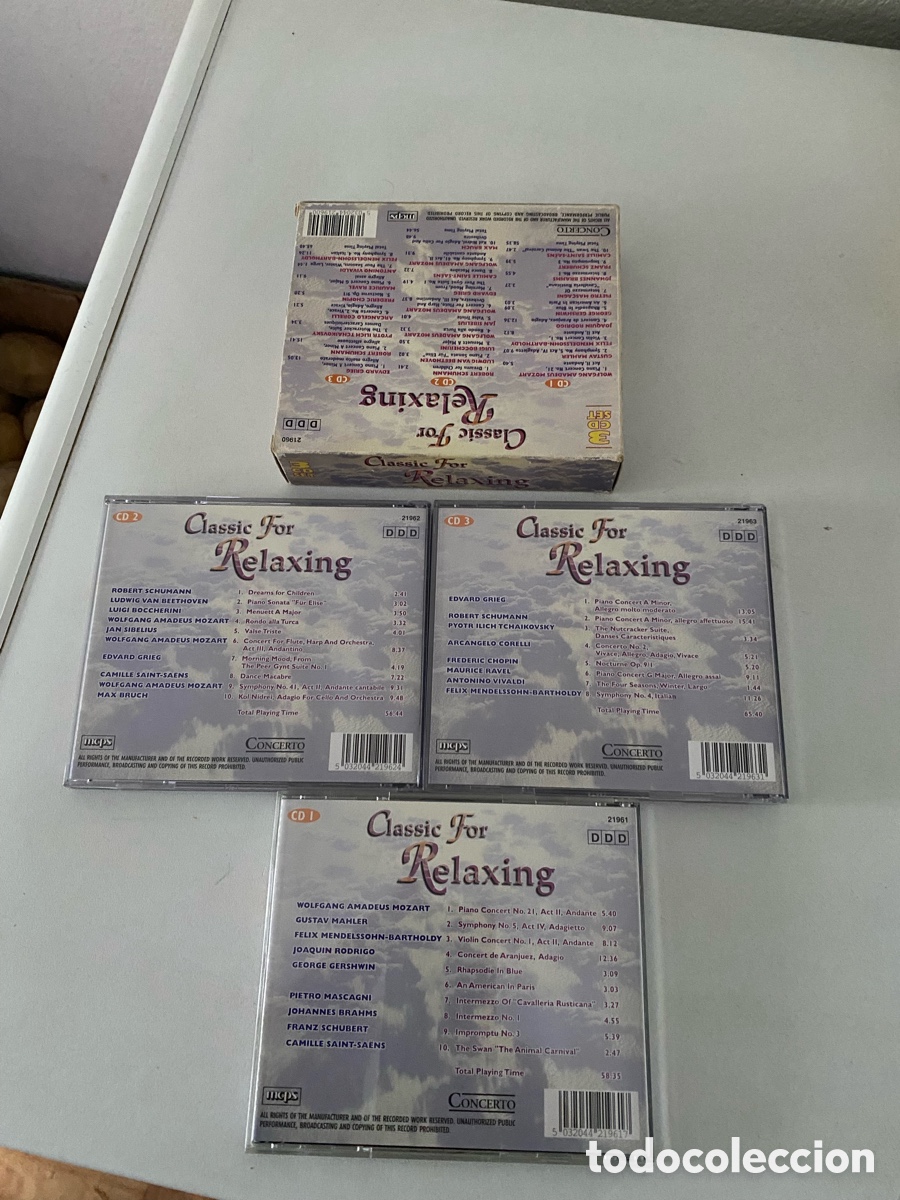 CDs de m&uacute;sica: Classic For Relaxing 3 Cd - Foto 3