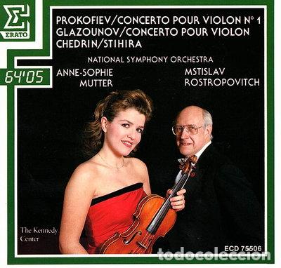 CDs de m&uacute;sica: Prokofiev: Concerto for Violin No. 1 / Glazunov: Concerto for Violin / Chedri...- 3269657550628