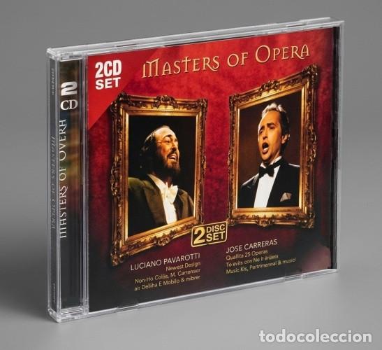 CDs de m&uacute;sica: G813 - [DOBLE CD - PRECINTADO]. MASTERS OF OPERA. LUCIANO PAVAROTI + JOSE CARRERAS. RECOPILATORIO.
