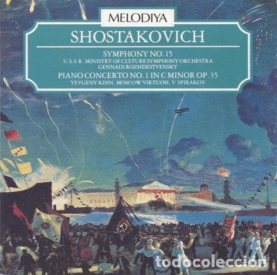 CDs de m&uacute;sica: Symphony No. 15 & Piano Concerto No. 1- 5015524001797