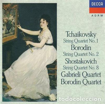 CDs de m&uacute;sica: Tchaikovsky: String Quartet No. 1 / Borodin: String Quartet No. 2 / Shostakov...- 0028942554122
