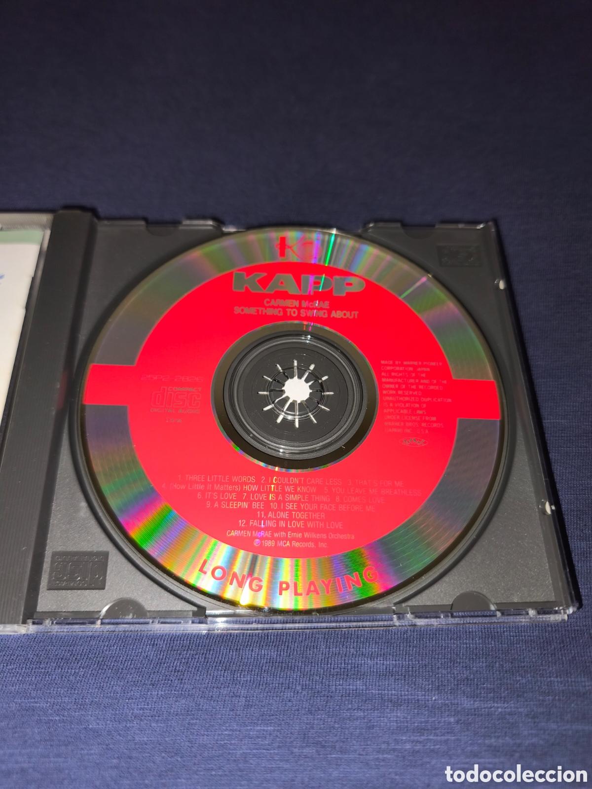 CDs de m&uacute;sica: Carmen McRae Something to swing about - Foto 3