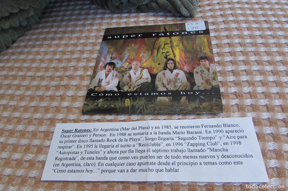 CDs de m&uacute;sica: Super Ratones &ndash; C&oacute;mo Estamos Hoy... CD SINGLE CADENA 100