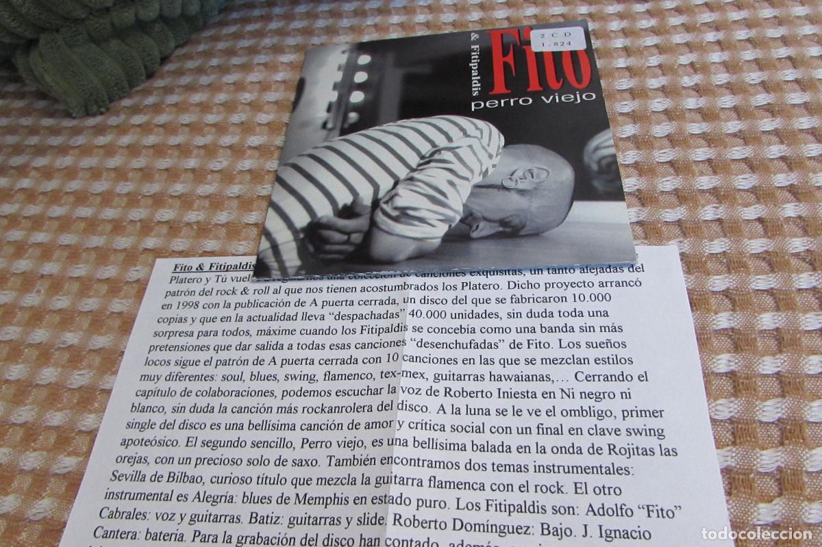 CDs de m&uacute;sica: FITO & FITIPALDIS - PERRO VIEJO CD SINGLE PROMOCIONAL CADENA 100