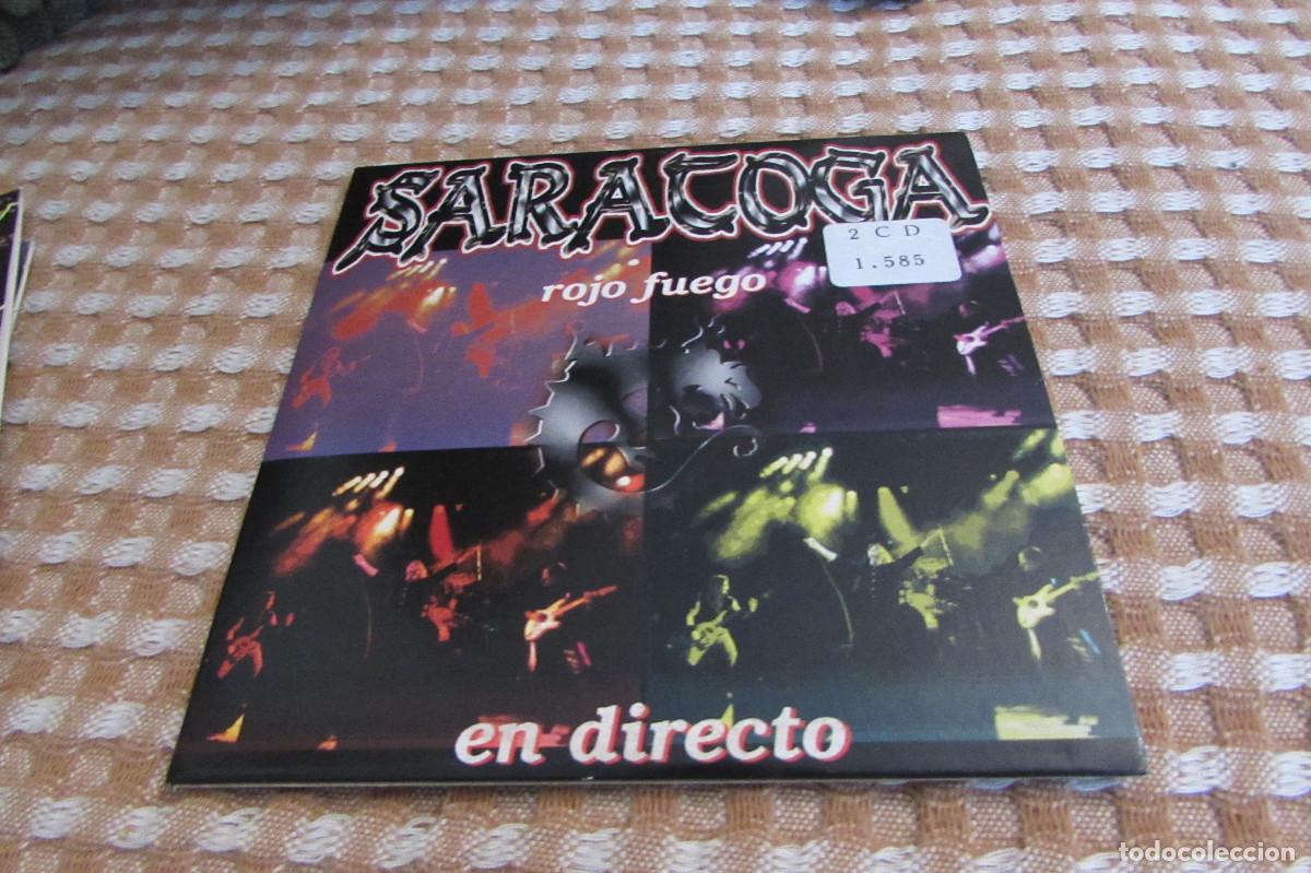 CDs de m&uacute;sica: SARATOGA ROJO FUEGO EN DIRECTO CD SINGLE 3 TEMAS