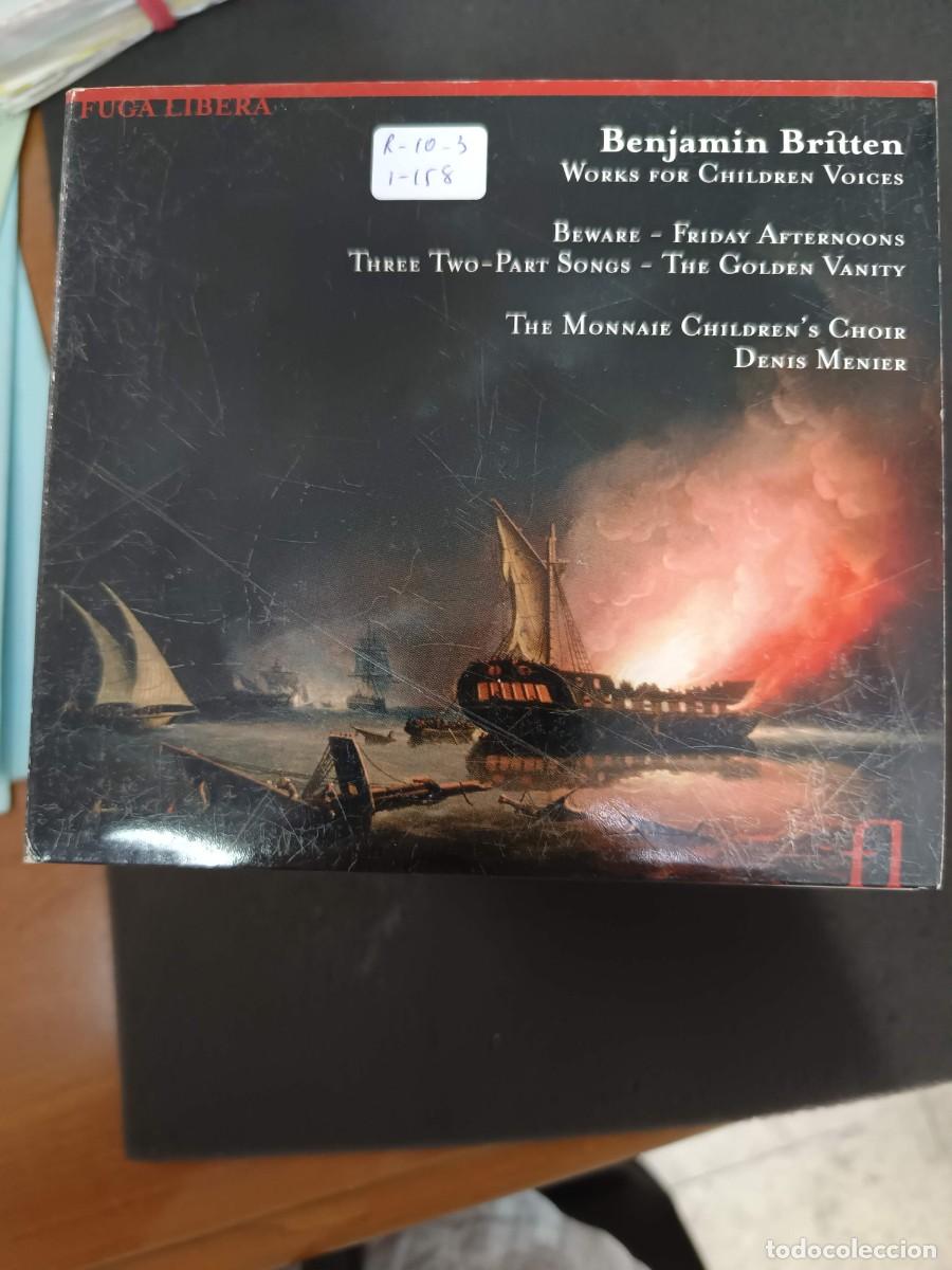 CDs de m&uacute;sica: BENJAMIN BRITTEN: WORKS FOR CHILDREN VOICES. PIANO: BRUNO CRABB&Eacute;. THE MONNAIE CHILDREN'S CHOIR