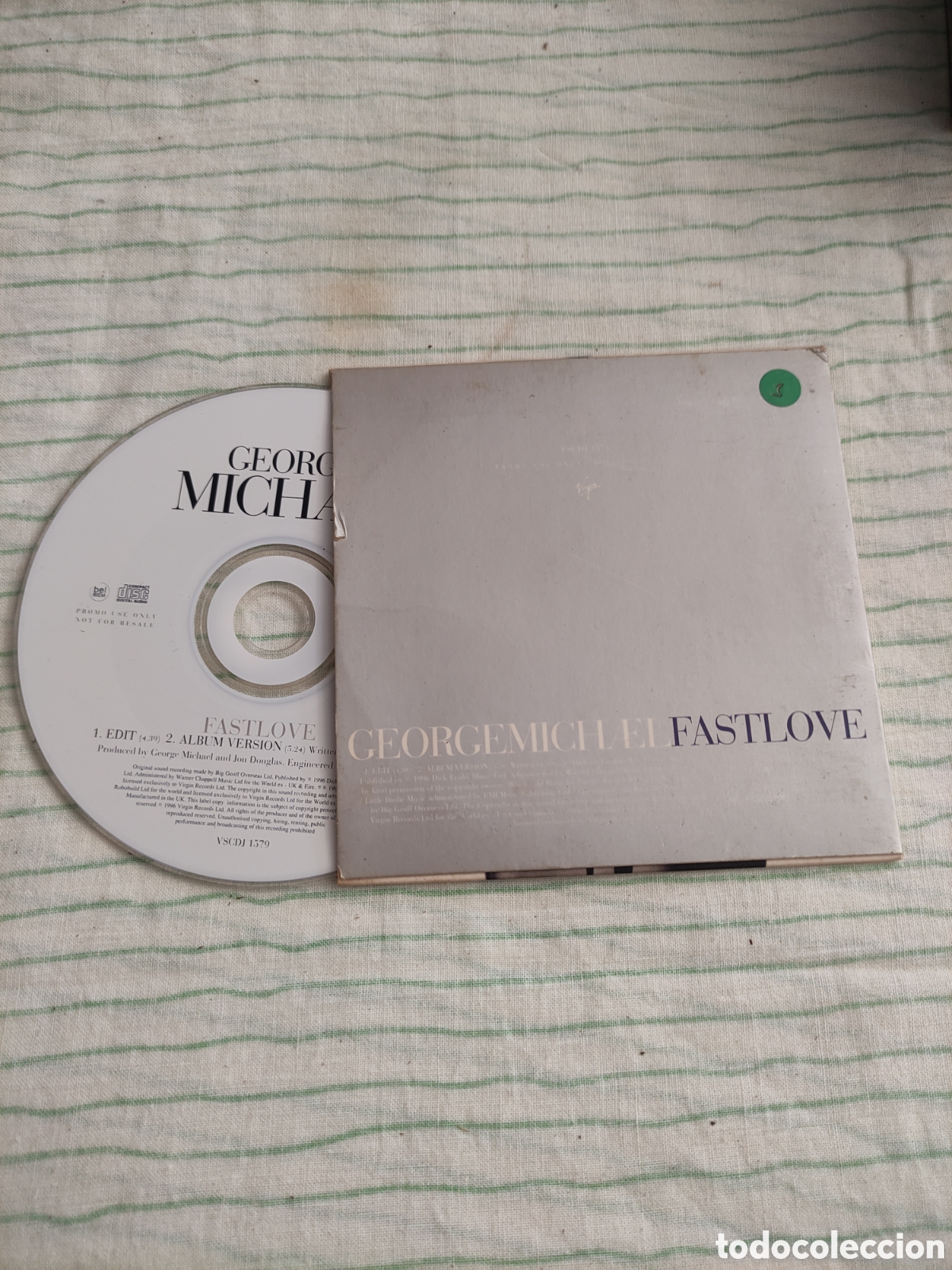 CDs de m&uacute;sica: CD - George Michael - Fast love (Single)