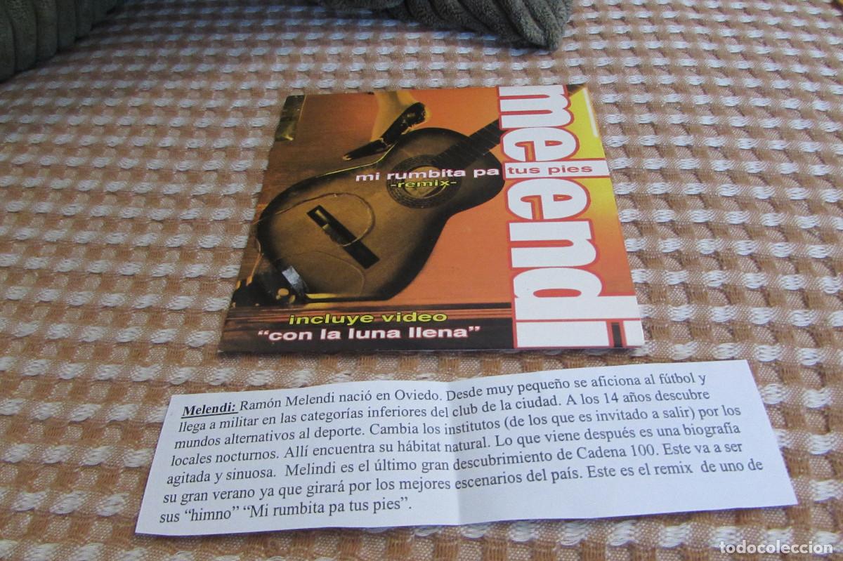 CDs de m&uacute;sica: MELENDI - MI RUMBITA PA TUS PIES REMIX CD SINGLE CADENA 100