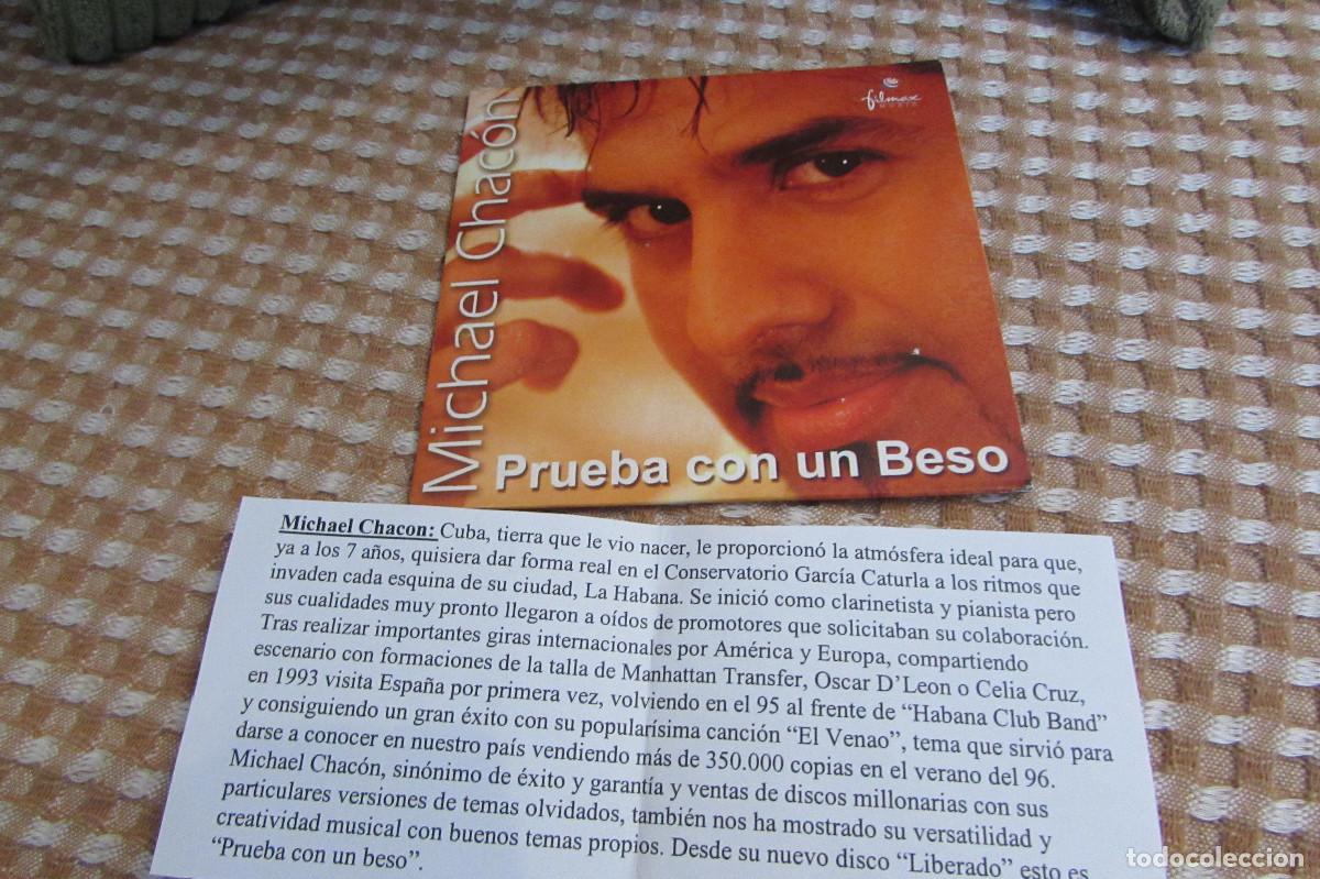 CDs de m&uacute;sica: MICHAEL CHACON. PRUEBA CON UN BESO CD SINGLE CADENA 100