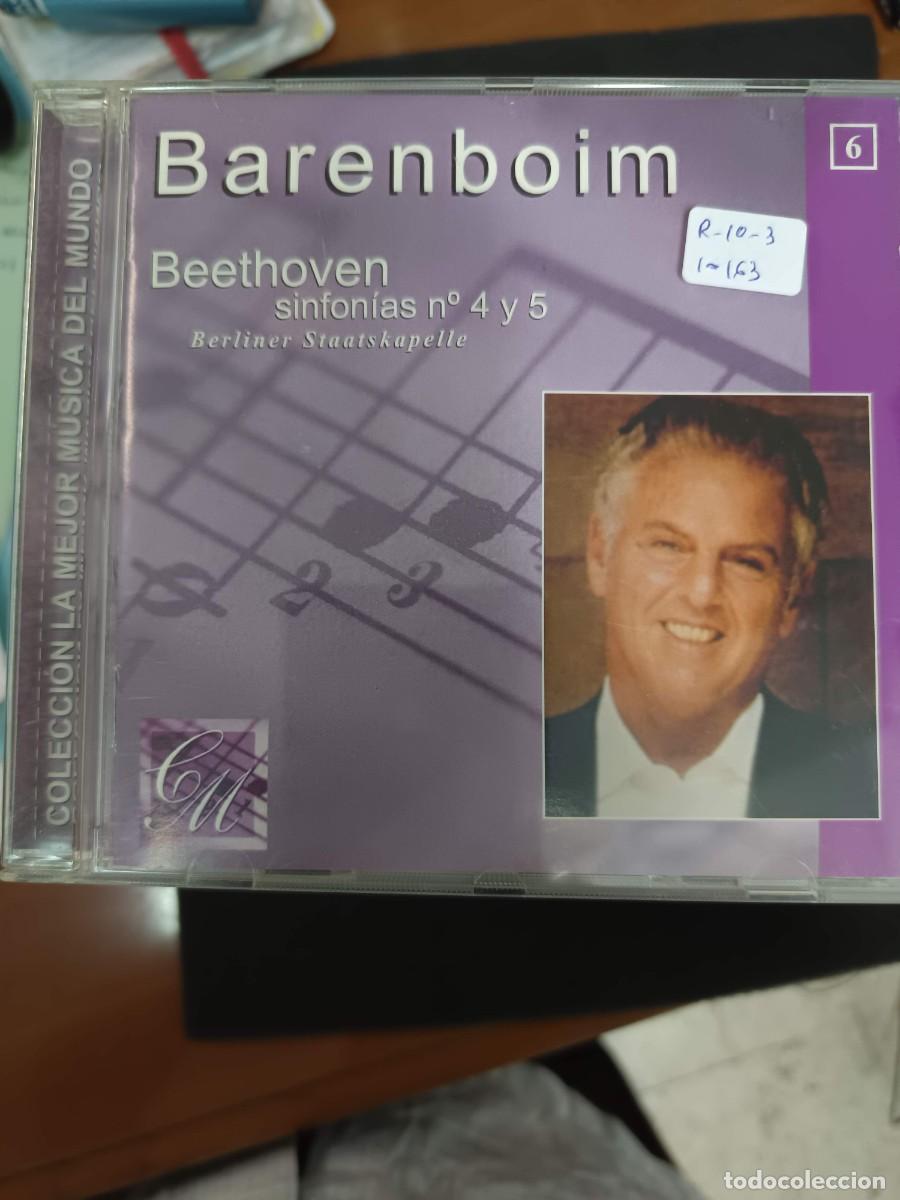 CDs de m&uacute;sica: BEETHOVEN: SINFON&Iacute;AS 4 Y 5. DIRECTOR: BARENBOIM. BERLINER STAATSKAPELLE
