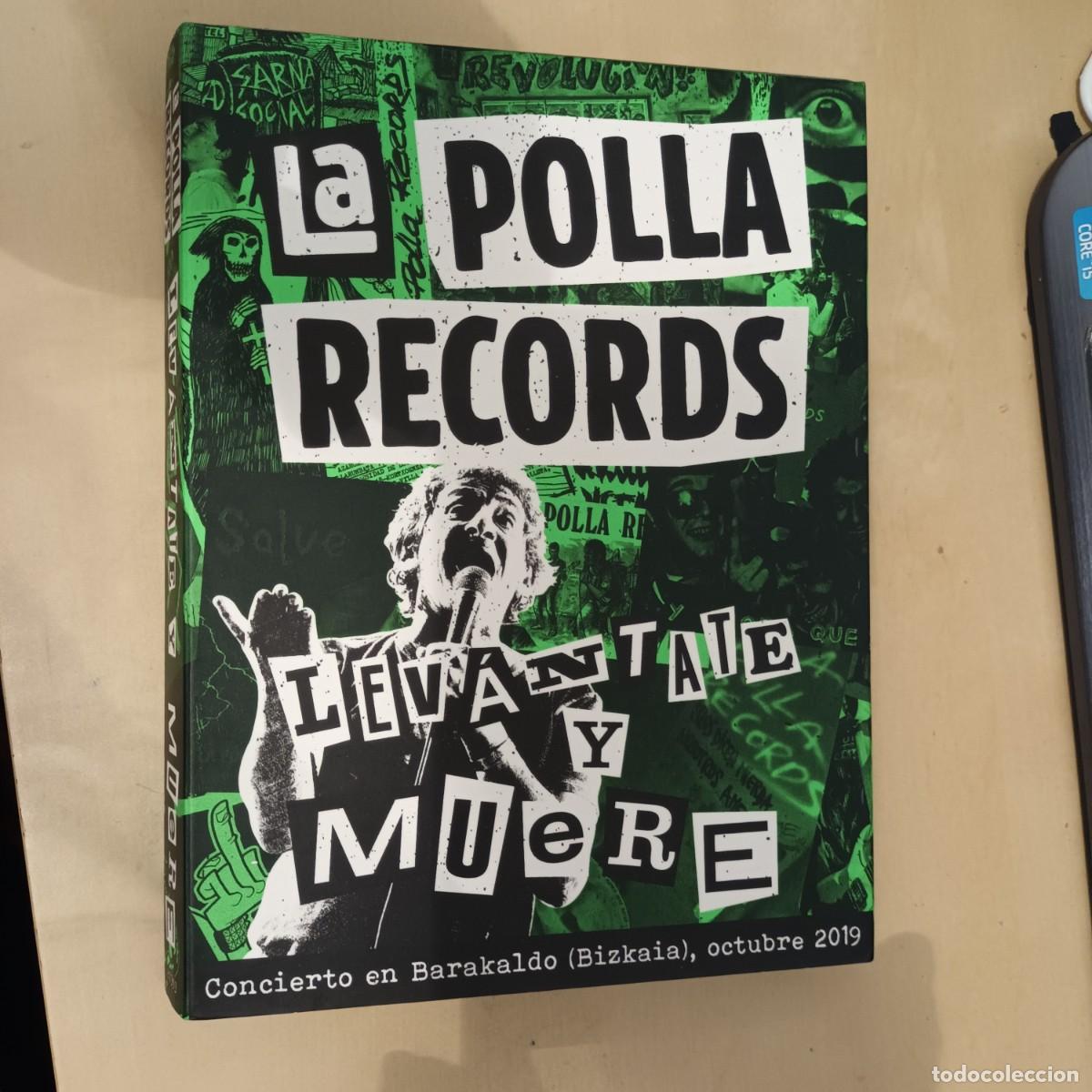 CDs de m&uacute;sica: La Pollla Records , Lev&aacute;ntate y Muere , 2xCD+DVD 2020 Spain .Impecable . Caja grande. Punk Nacional