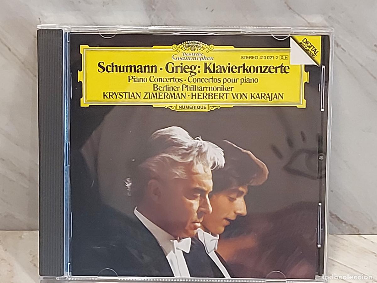 CDs de m&uacute;sica: SCHUMANN | GRIEG | CONCIERTOS PARA PIANO | ZIMERMAN | KARAJAN | DEUTSCHE GRAMMOPHON