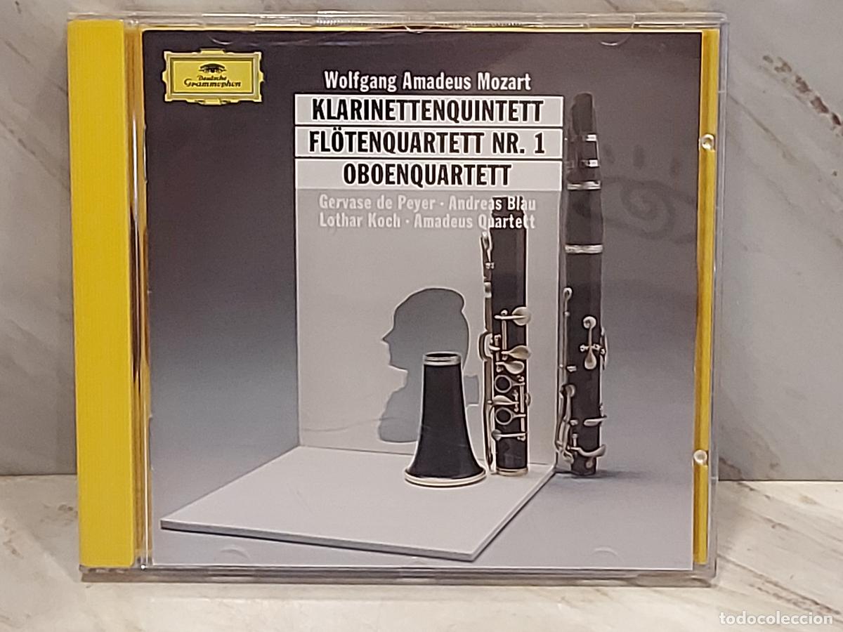 CDs de m&uacute;sica: MOZART | QUINTETO CLARINETE KV 581 | CUARTETOS FLAUTA Y OBOE | AMADEUS QUARTET | CD