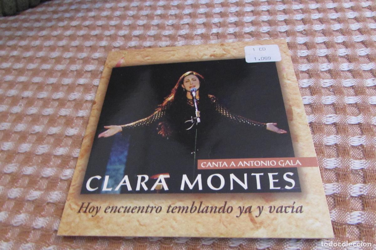 CDs de m&uacute;sica: Clara Montes &ndash; Hoy Encuentro Temblando Ya y Vac&iacute;a CD SINGLE