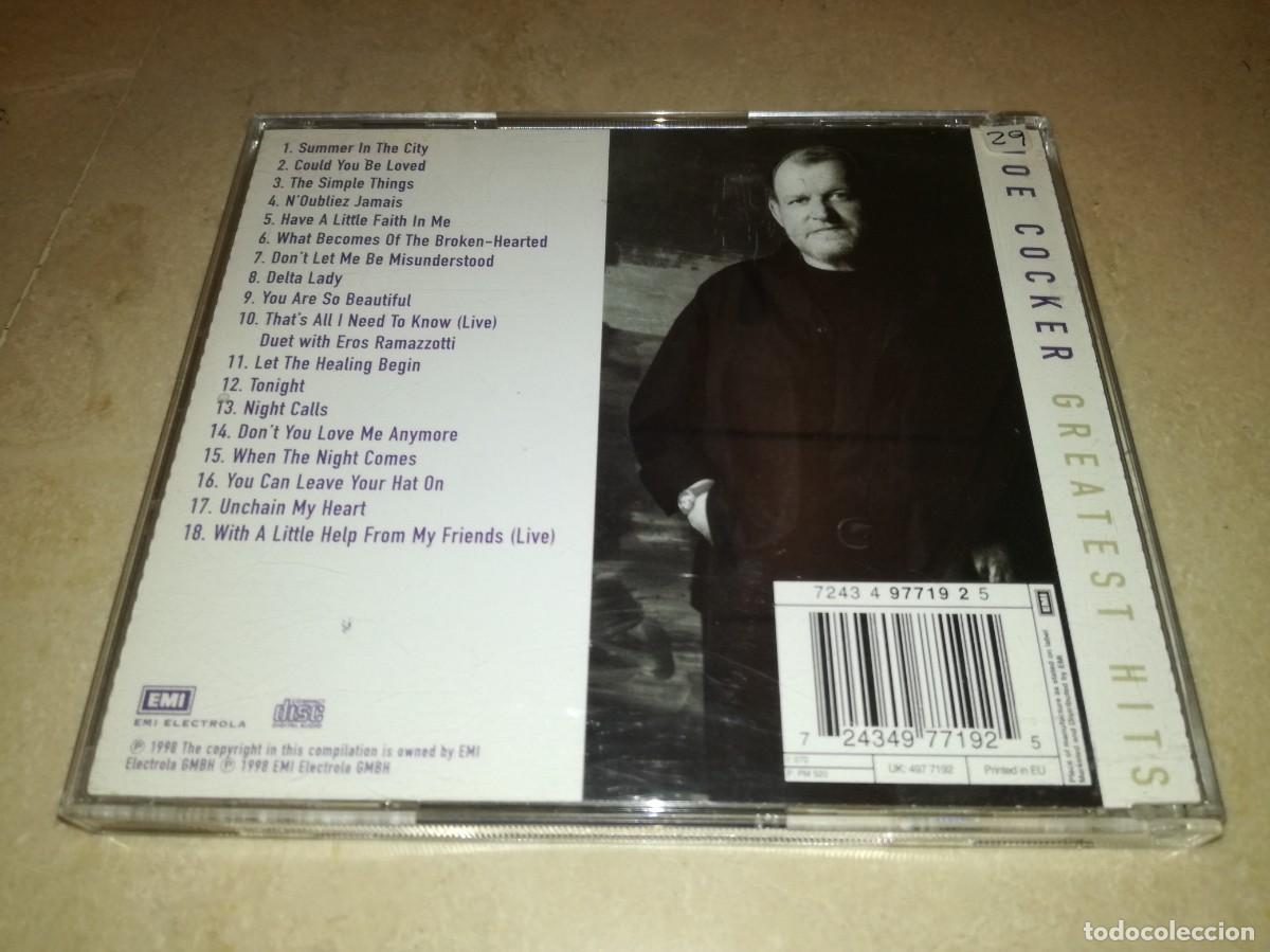 CDs de m&uacute;sica: JOE COCKER-GREATEST HITS - Foto 2