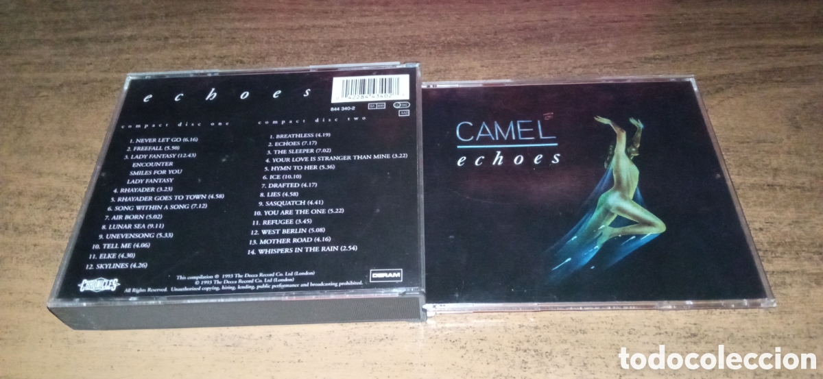 CDs de m&uacute;sica: CAMEL - ECHOES (Doble CD Recopilatorio Editado en 1993)